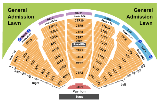 Pine Knob Music Theatre Barenaked Ladies Seating Chart